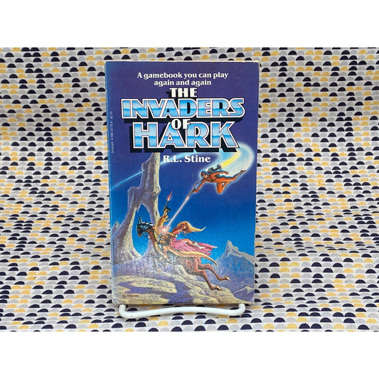 The Invaders Of Hark - R.L. Stine - Cyoa - Gamebook - Vintage Paperback Book - Scholastic Edition