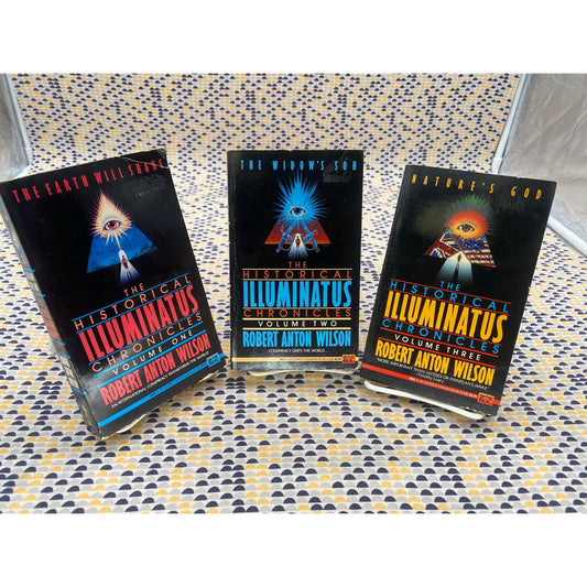 Robert Anton Wilson - The Historical Illuminatus Chronicles - 3 Book Set - ROC Penguin Editions