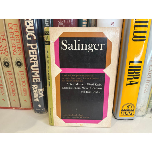 Salinger - A Critical and Personal Portrait - J.D. Salinger - Vintage Paperback Book - 50 cent Pocket Books Edition