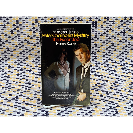 The Escort Job - Henry Kane - Peter Chambers Mystery - Pulp Sleaze - Lancer