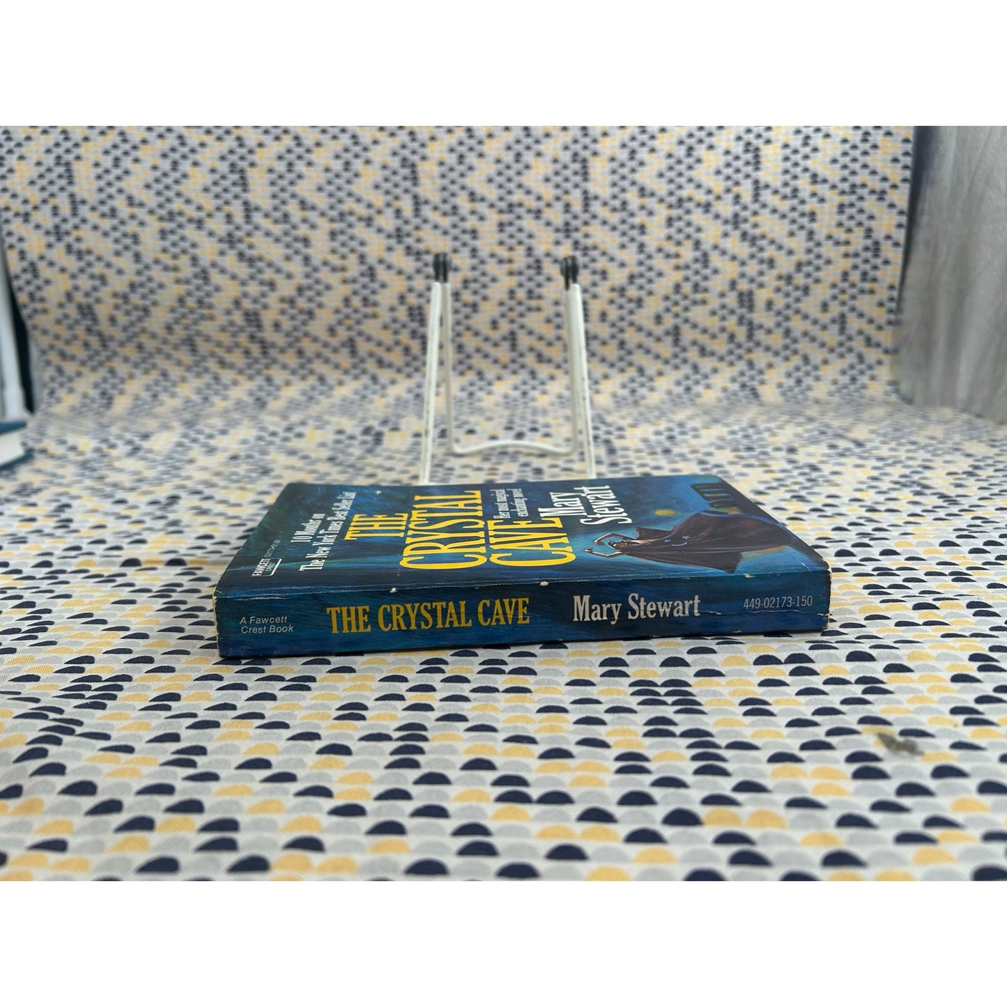 The Crystal Cave - Mary Stewart - Vintage Paperback Book - Fawcett Edition