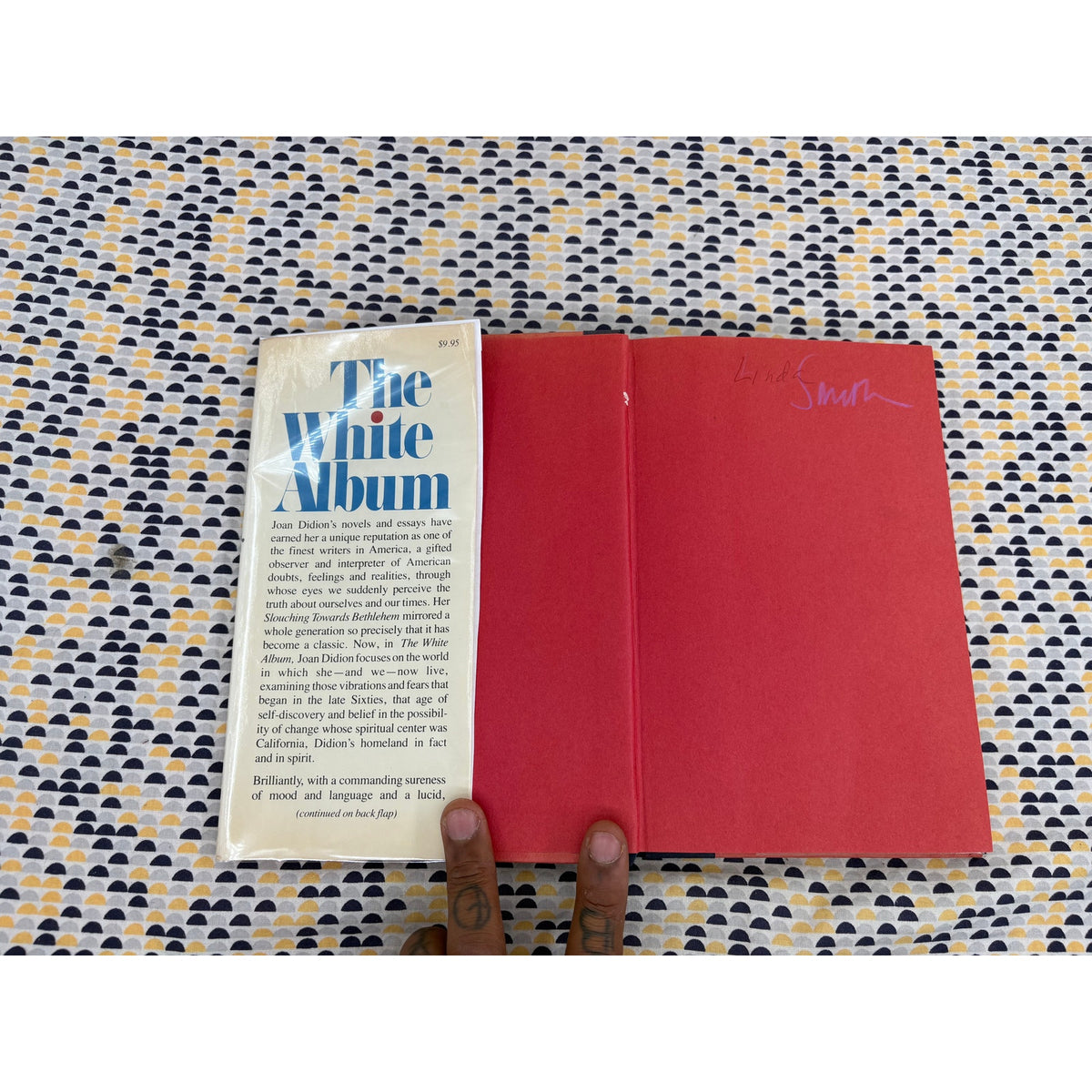 The White Album - Joan Didion - Vintage Hardcover Book - First Edition, First Printing - 1979 Simon and Schuster