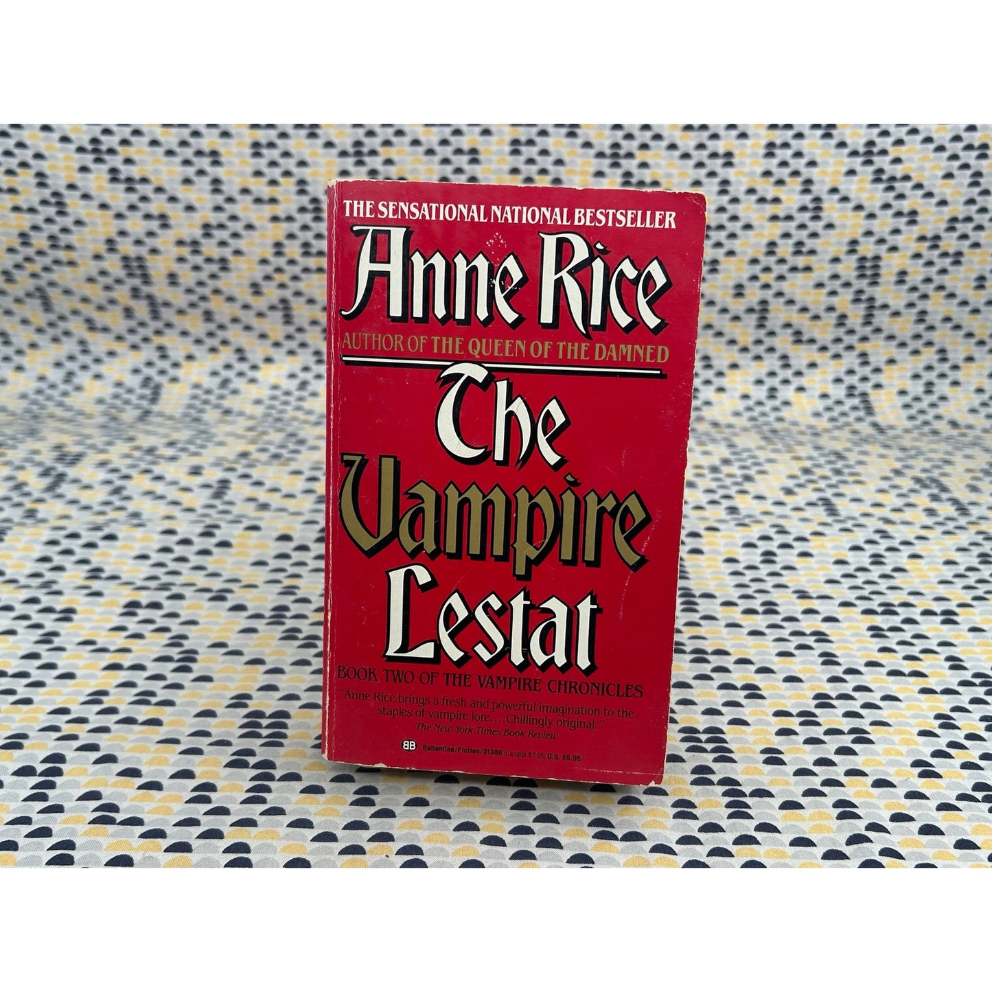 The Vampire Lestat - Anne Rice - Vintage Paperback Book - Ballantine Edition