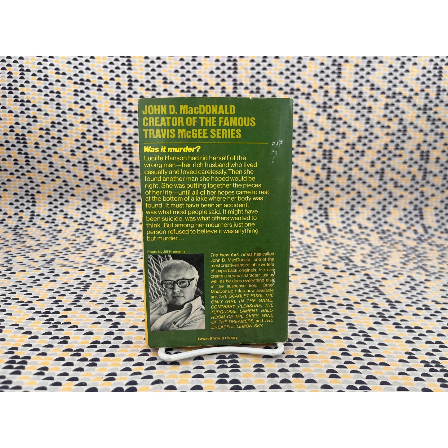 The Drowner - John D. MacDonald - Fawcett Gold Medal - Paperback