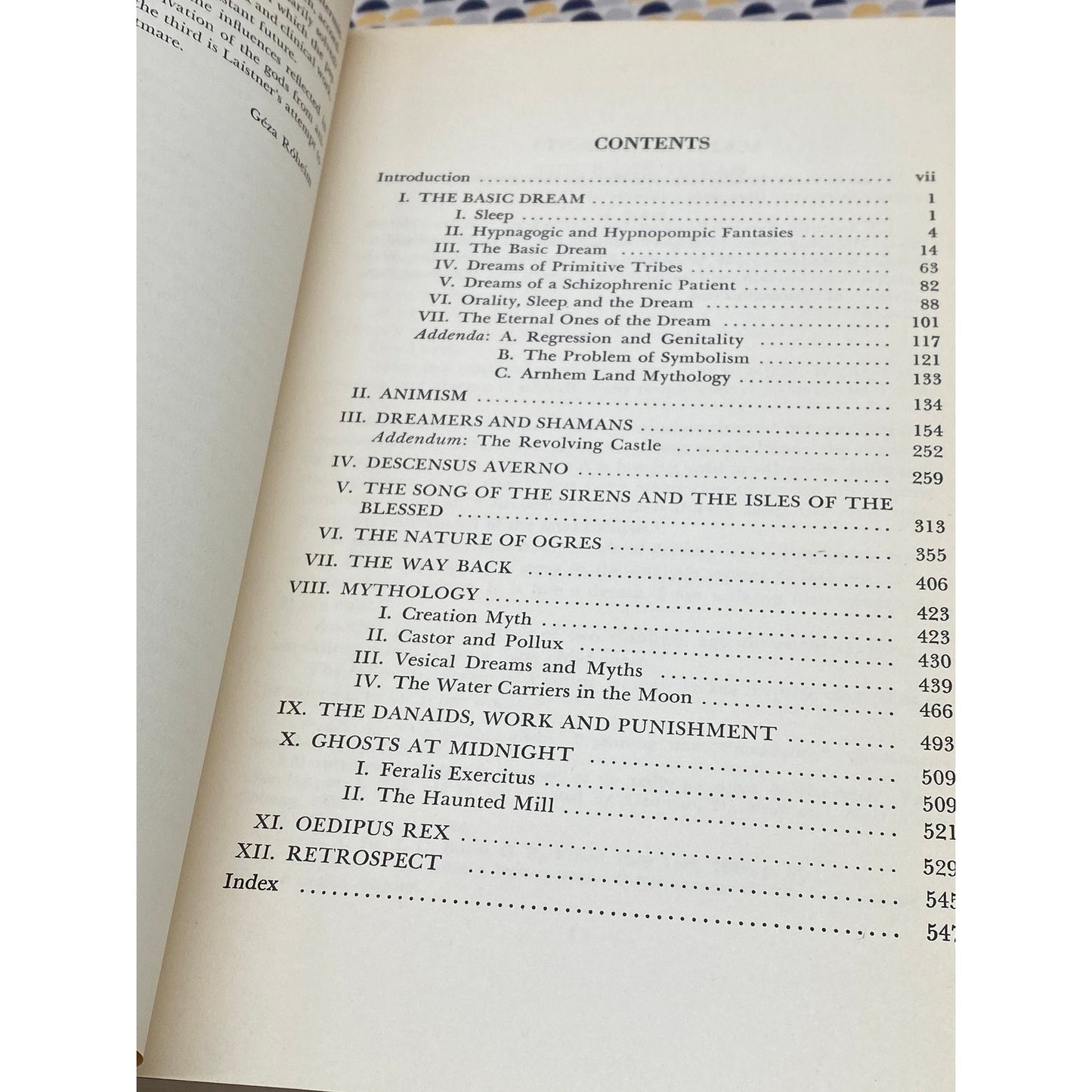 The Gates Of The Dream - Géza Róheim - Vintage Paperback Book - International Universities Press Edition