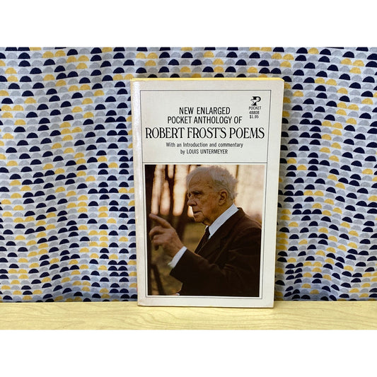 Robert Frost's Poems - Vintage Paperback Book - Washington Square Edition