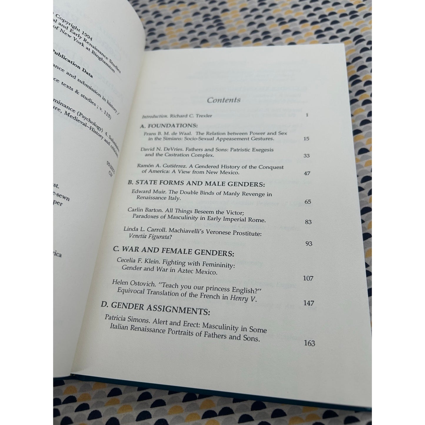 Gender Rhetorics - Postures of Dominance and Submission in History - Richard Trexler - Hardcover