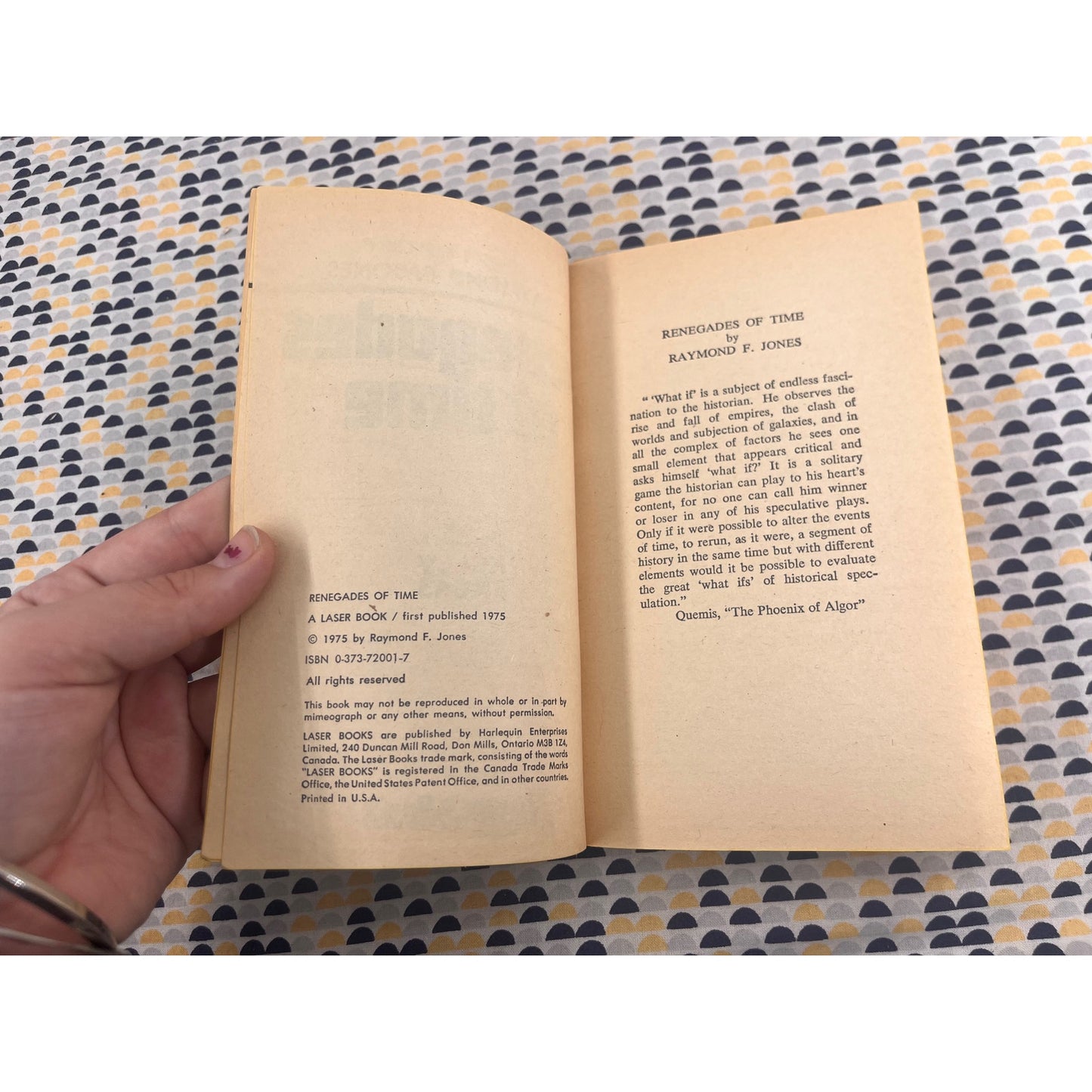 Renegades of Time - Raymond F. Jones - Laser Books - Paperback