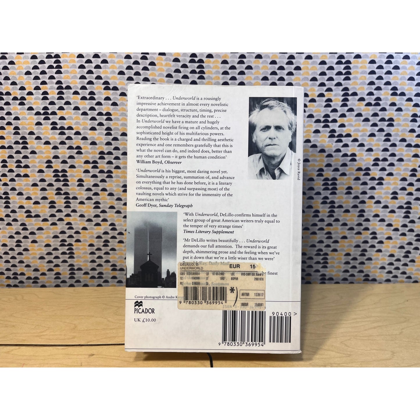 Underworld - Don DeLillo - Picador Books - Paperback