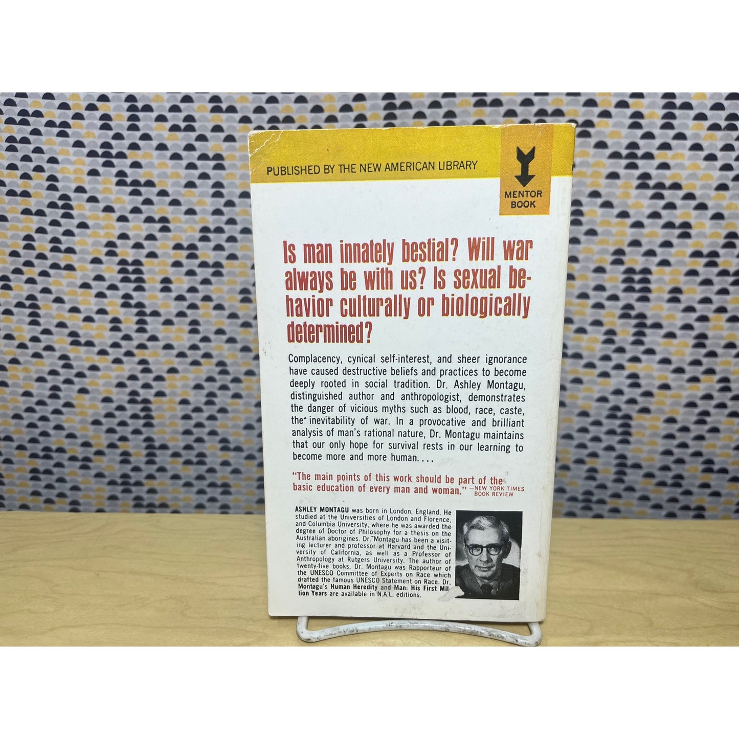 Man in Process - Ashley Montagu - A Mentor Book - Paperback