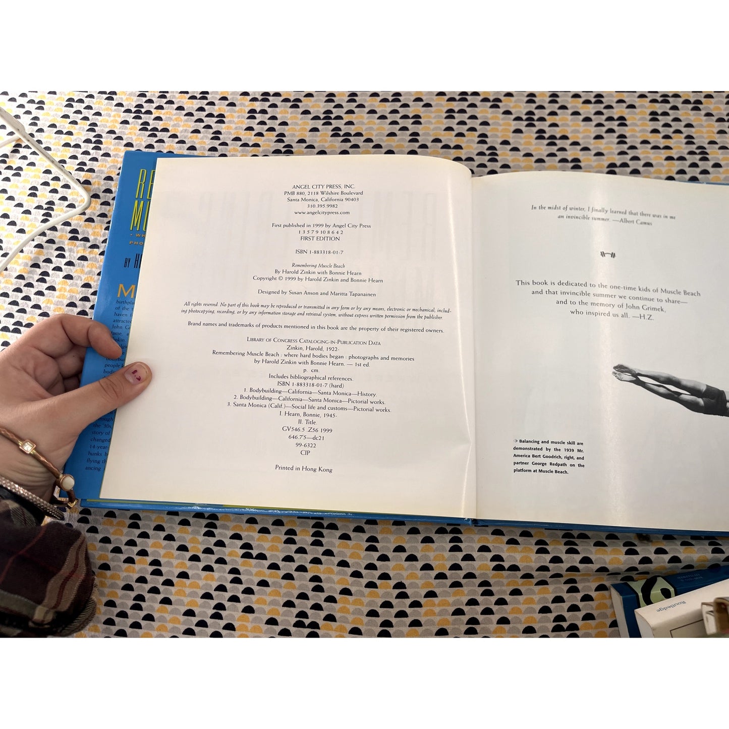 Remembering Muscle Beach - Harold Zinkin & Bonnie Hearn - Angel City Press - Hardcover