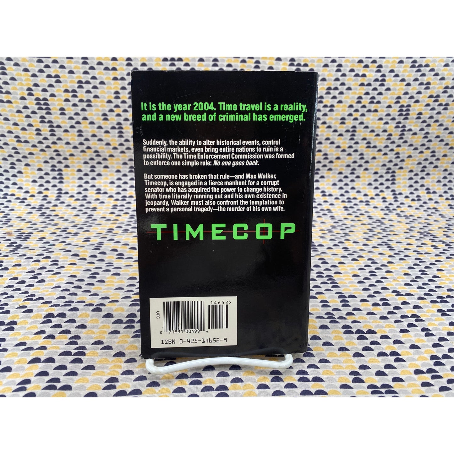 Timecop - S. D. Perry - Berkley - Movie Novelization - Paperback