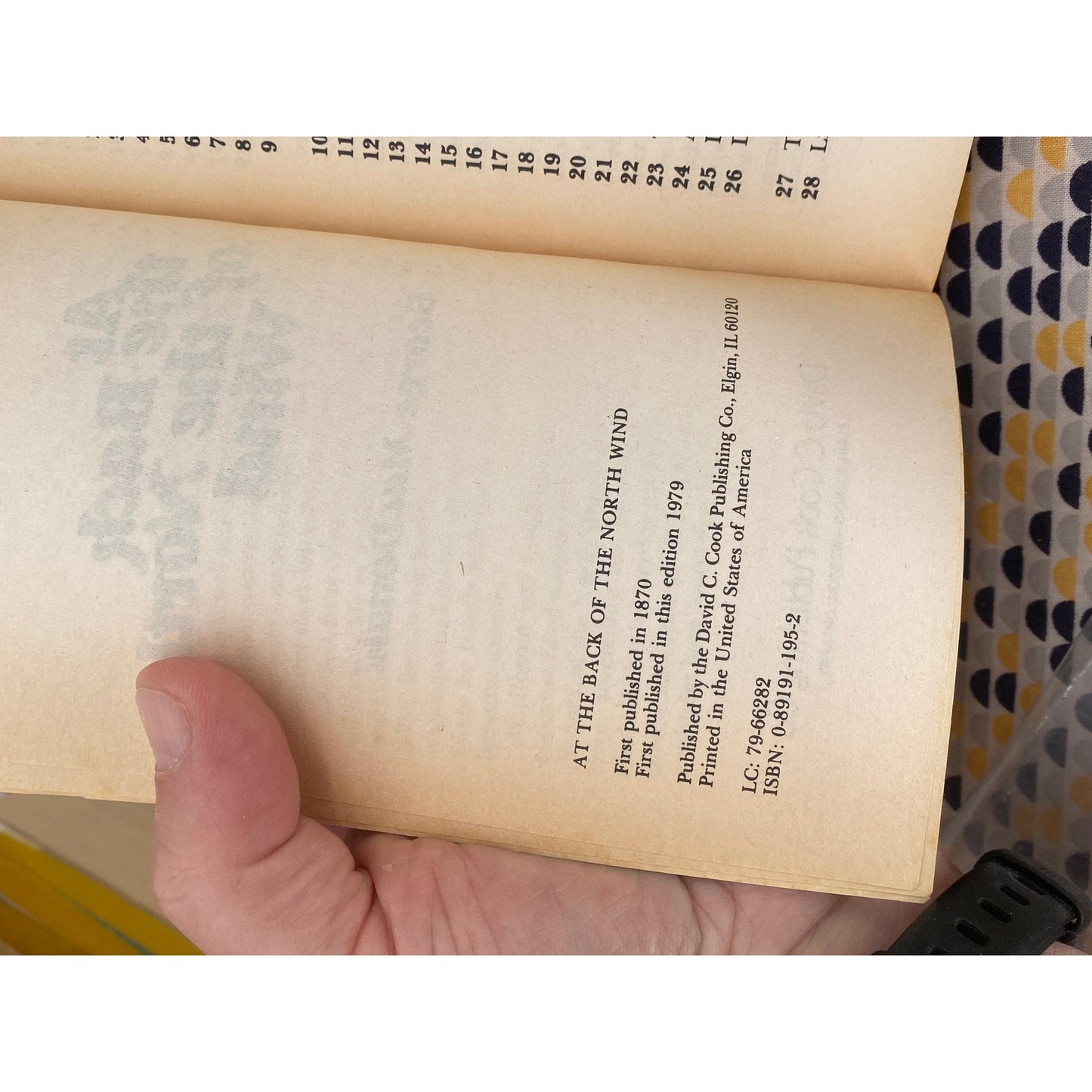 At The Back Of The North Wind - George MacDonald - Vintage Paperback Book - Chariot Classics/David C. Cook Publishing Co. Edition