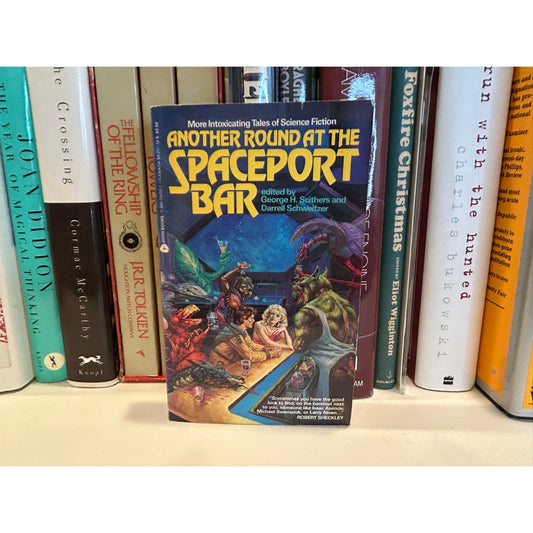 Another Round At The Spaceport Bar - George H. and Darrell Scithers and Schweitzer, editors - Vintage Paperback Book - Avon Edition