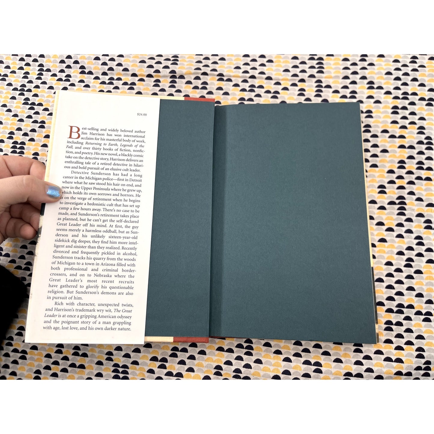 The Great Leader - Jim Harrison - Grove Press - Hardcover - !st Edition 1st Printing