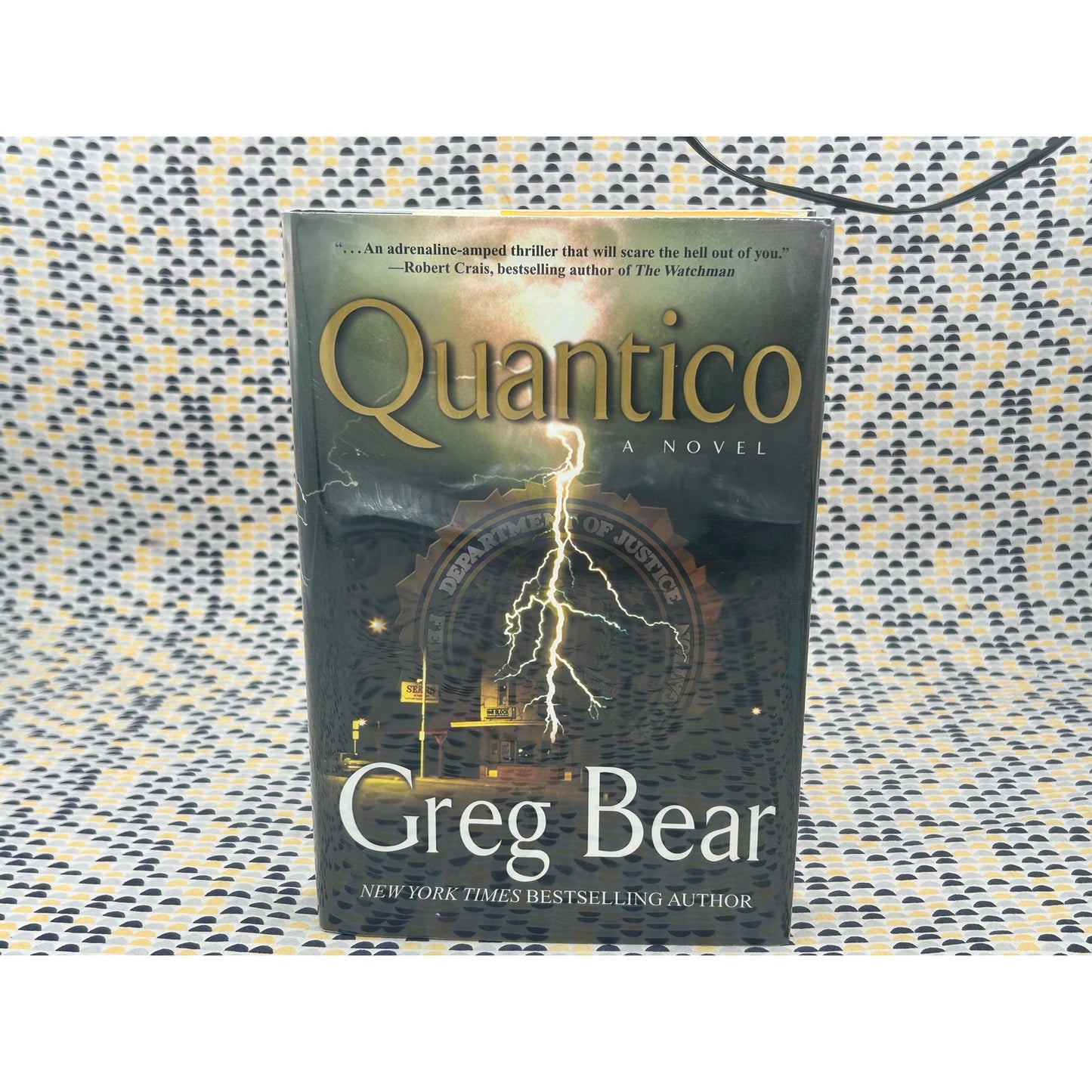 SIGNED - Greg Bear - Quantico - Vanguard Press - Autographed 1st Edition