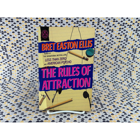 The Rules of Attraction - Bret Easton Ellis - Vintage Paperback- Penguin Edition