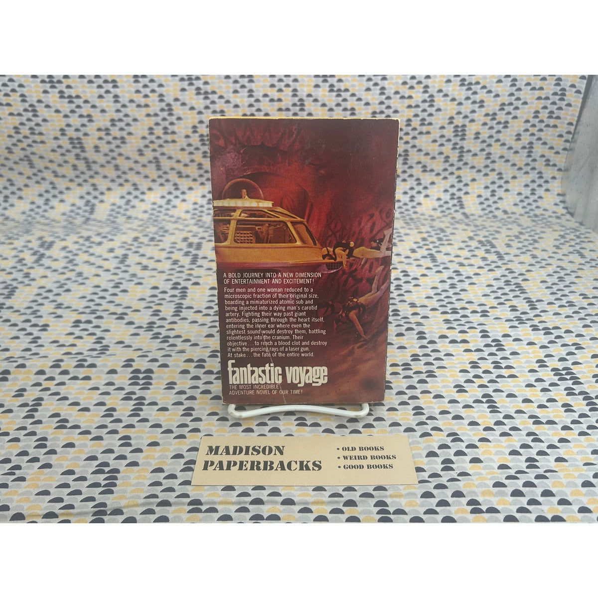 Fantastic Voyage - Isaac Asimov - Movie Novelization - Vintage Paperback Book - 60 cent Bantam Edition