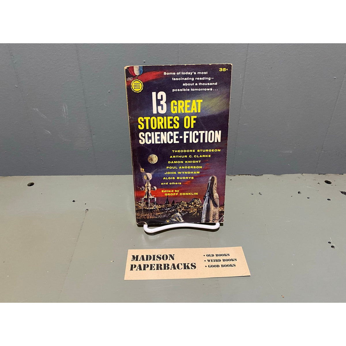 13 Great Stories of Science-Fiction - ed. Groff Conlkin - Gold Medal - Richard Powers cover - Paperback