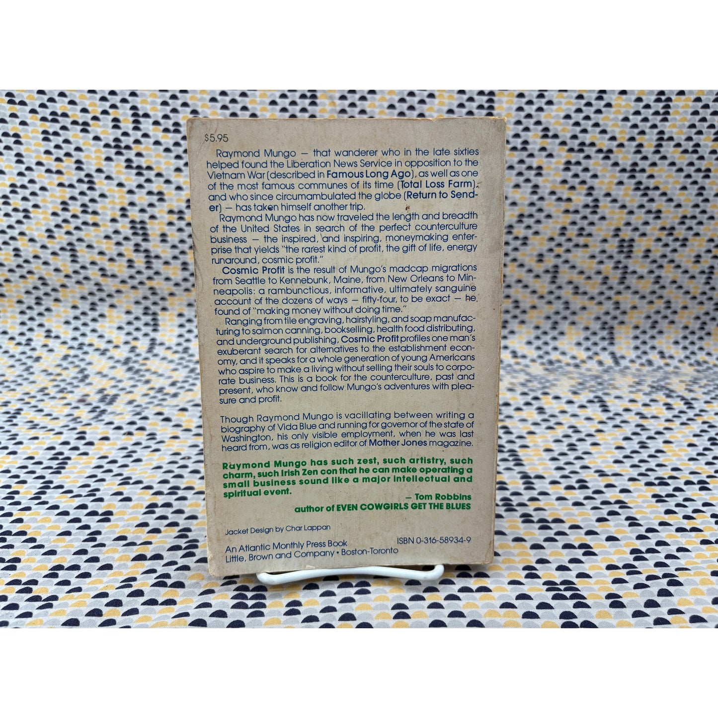 Cosmic Profit - Raymond Mungo - Little Brown - Paperback