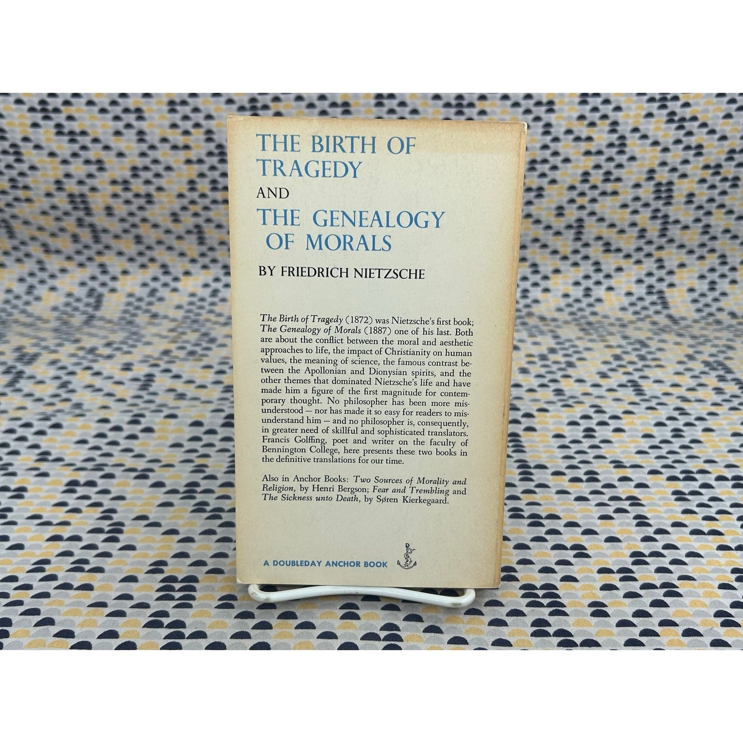 The Birth of Tragedy and The Genealogy of Morals - Friedrich Nietzsche - Vintage Paperback Book