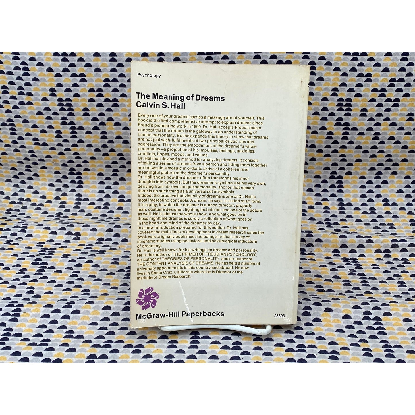 The Meaning Of Dreams - Calvin S. Hall - Vintage Paperback - McGraw-Hill Edition