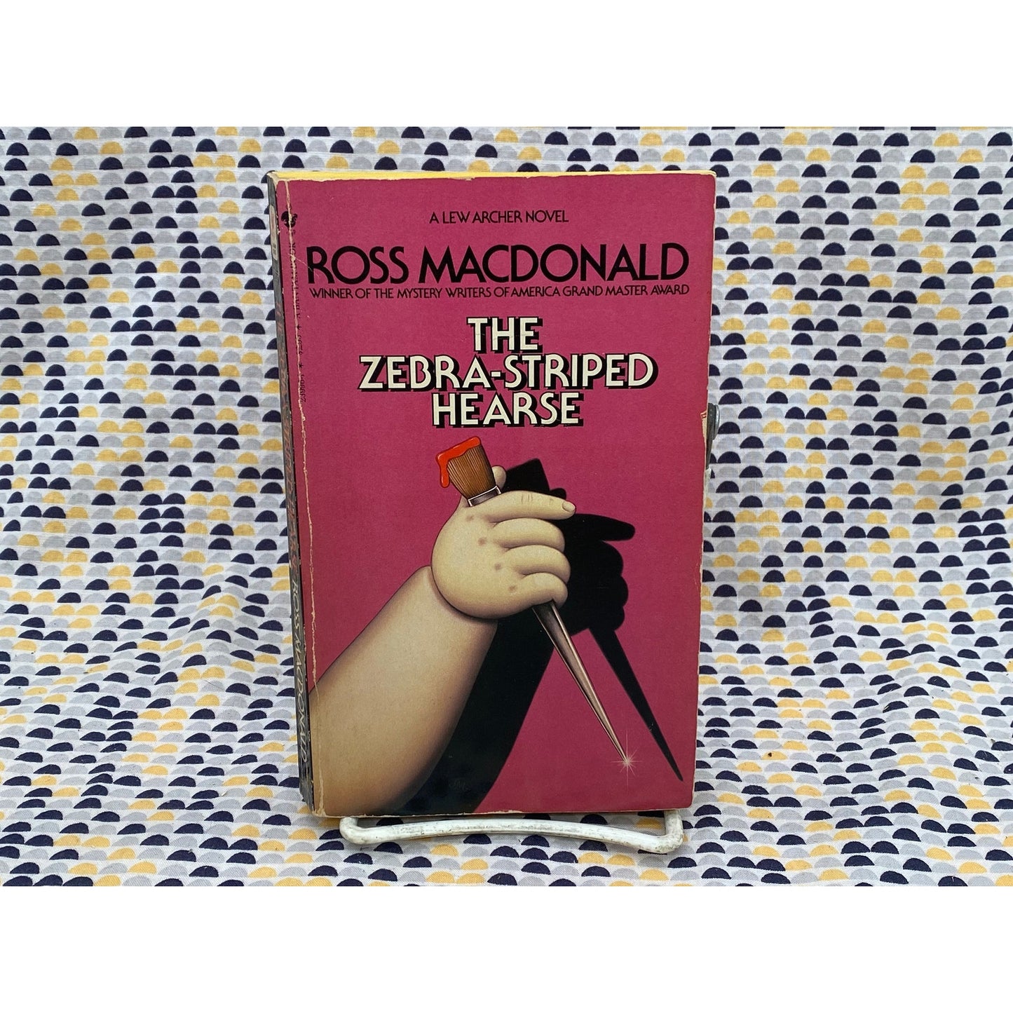 The Zebra-Striped Hearse - Ross Macdonald - A Lew Archer Novel - Vintage Paperback Book - Bantam Edition