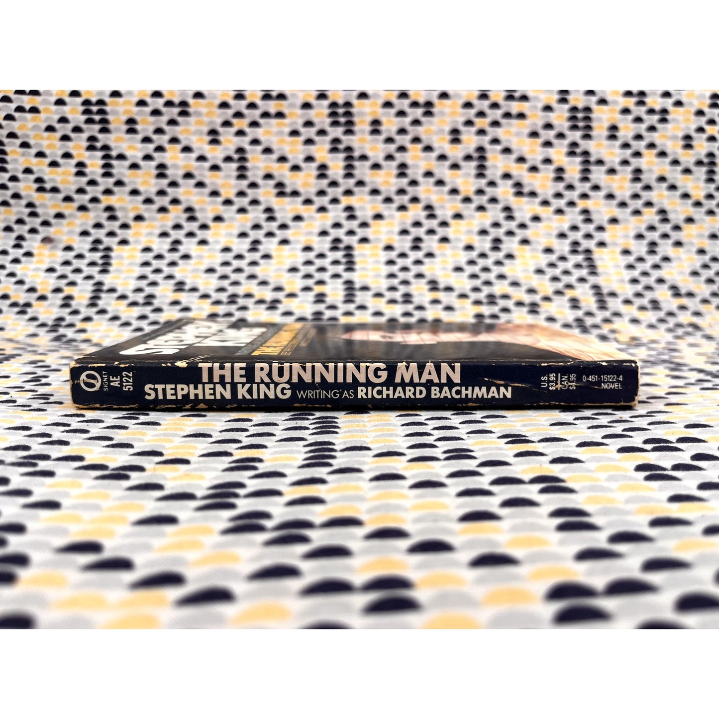 Running Man - Stephen King - Richard Bachman - Vintage Paperback Book - Signet Books