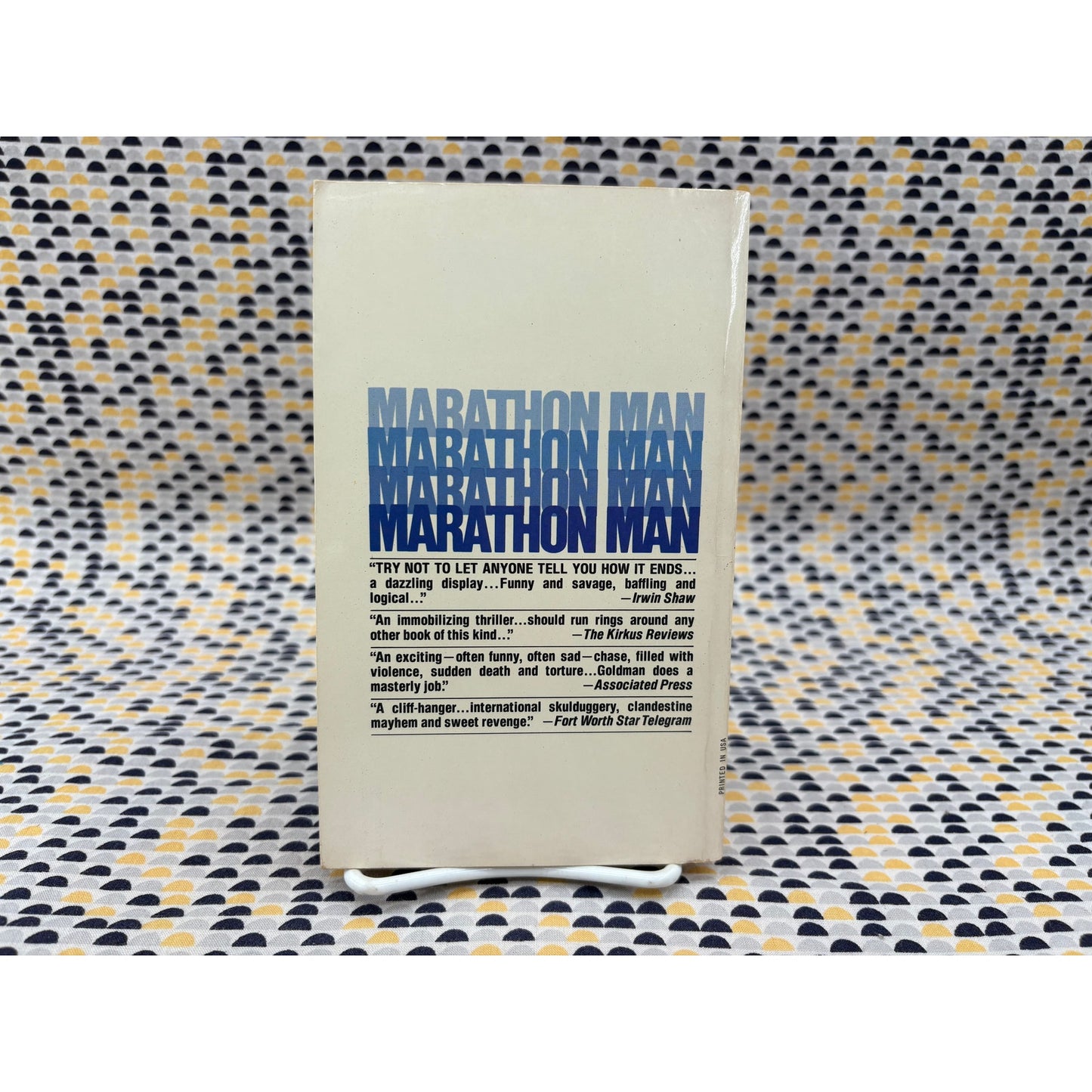 Marathon Man - William Goldman - Vintage Paperback - Movie Tie In - Dell Edition