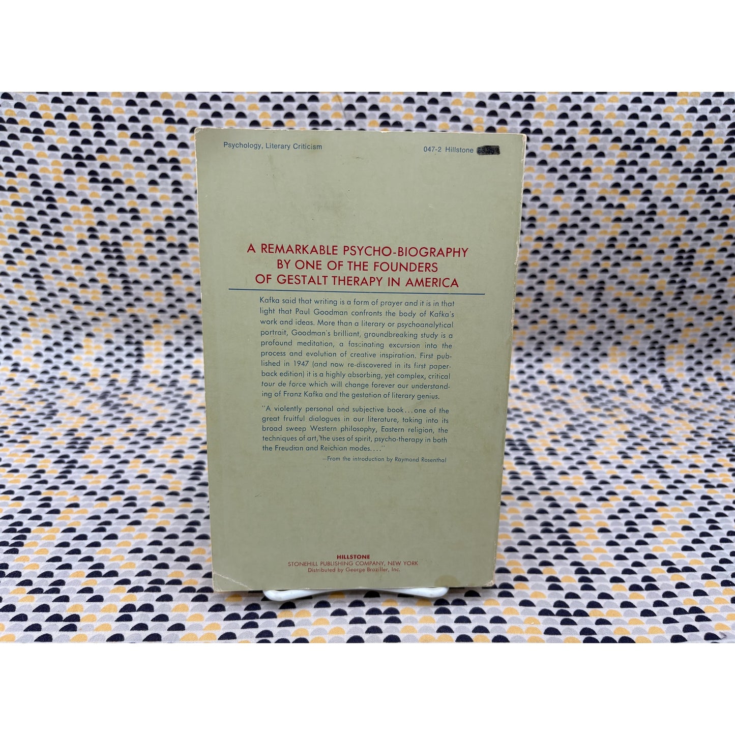 Kafkas Prayer - Paul Goodman - Hillstone - Paperback