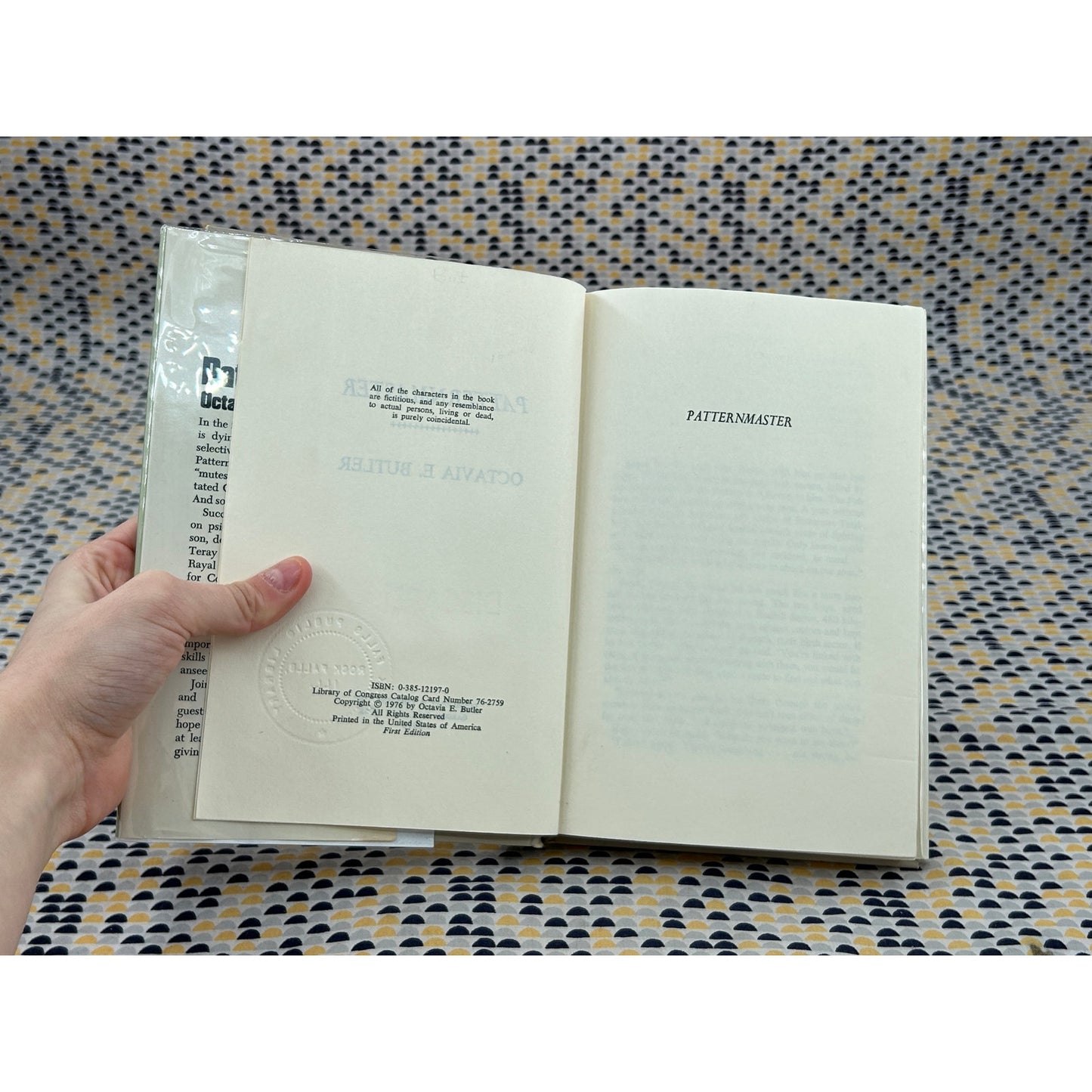 Patternmaster - Octavia Butler - Doubleday - 1st Edition - Ex Library Copy