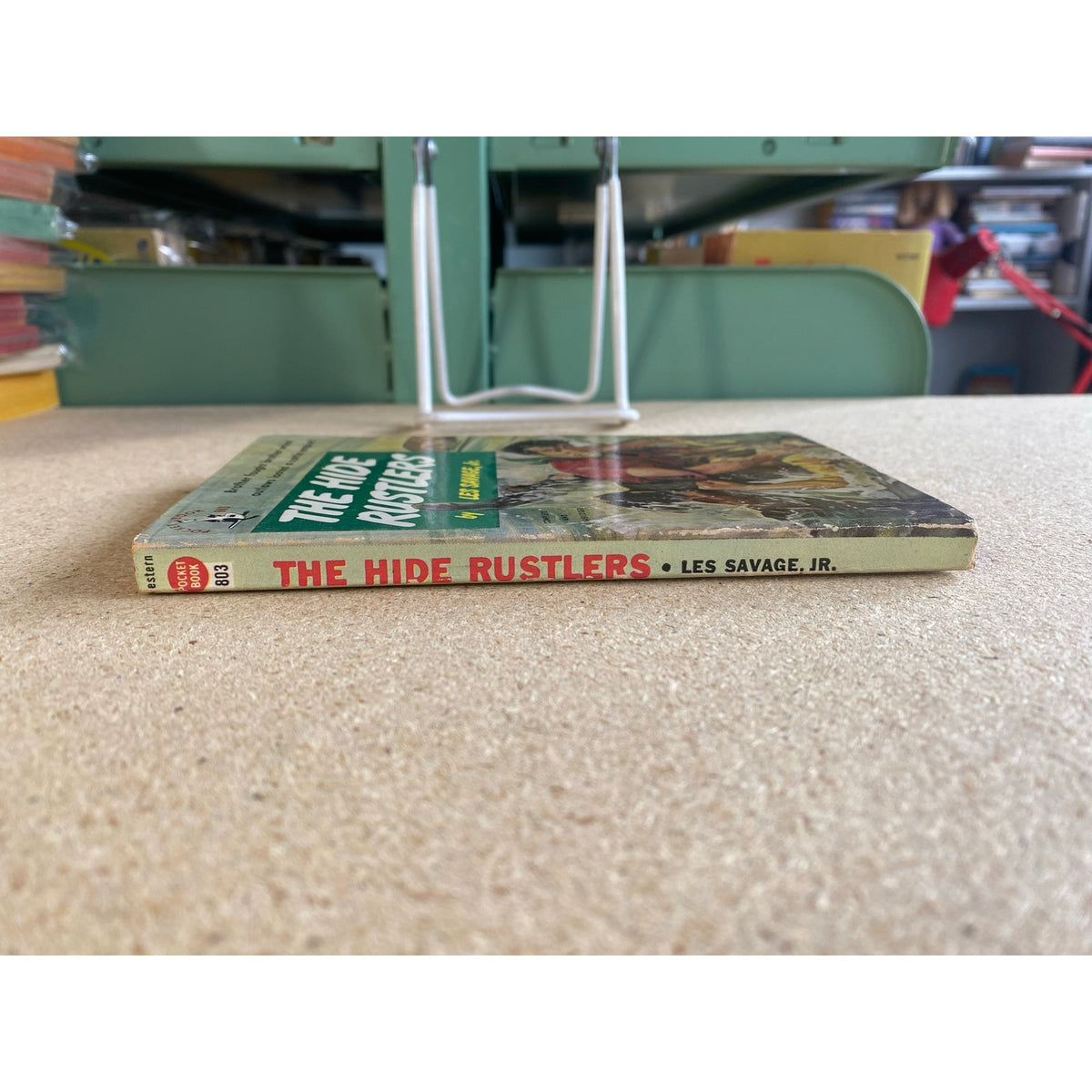 The Hide Rustlers - Les Savage, Jr. - Pocket 803 - Vintage Paperbacks