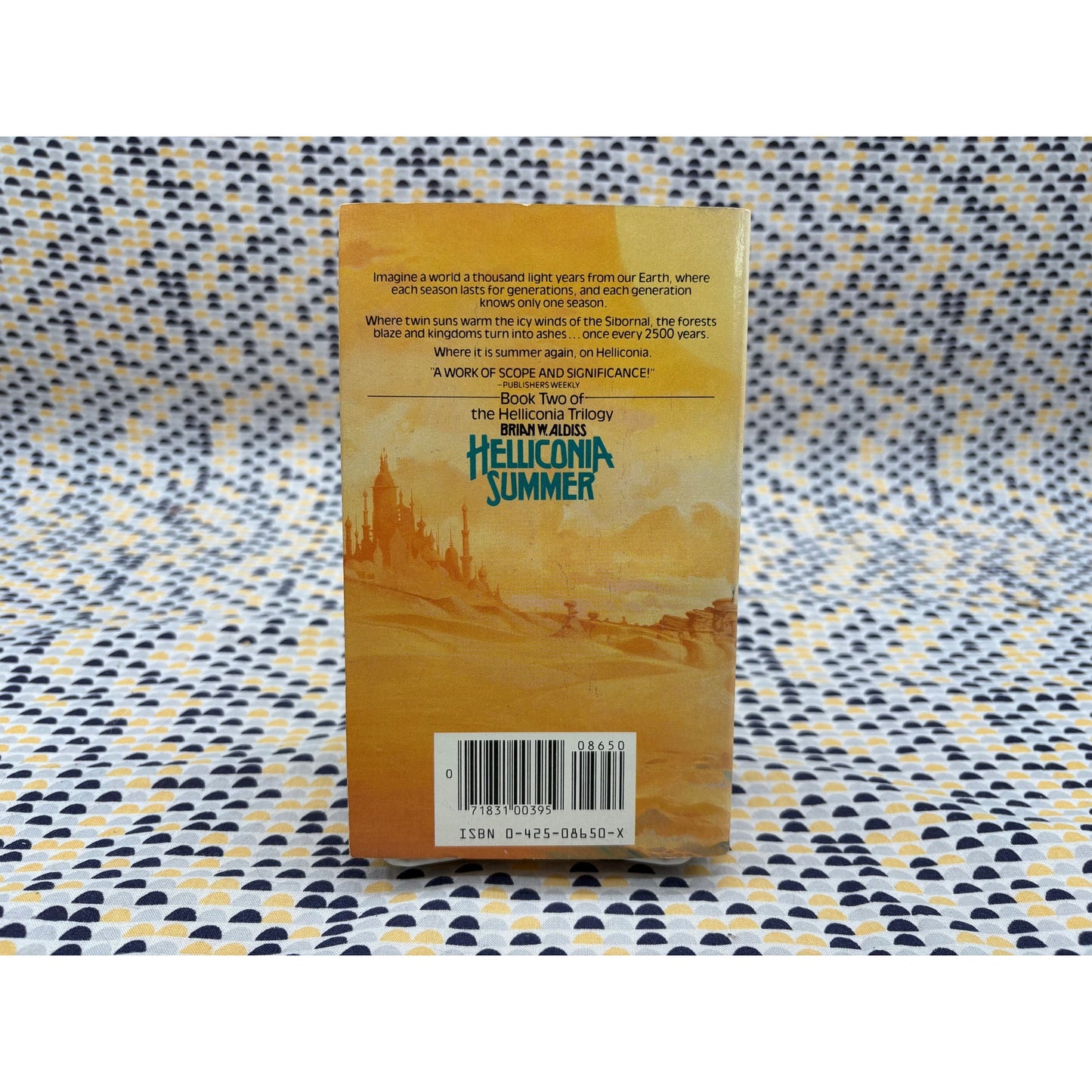 Helliconia Summer - Brian W. Aldiss - Vintage Paperback Book - Ace Edition