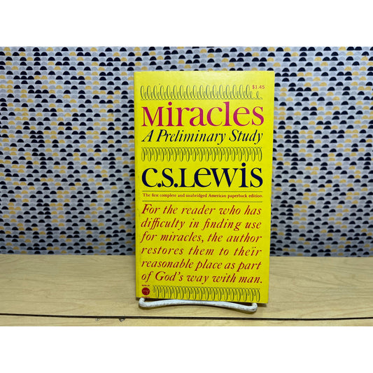 Miracles, A Preliminary Study - C. S. Lewis - Macmillan Books - Paperback
