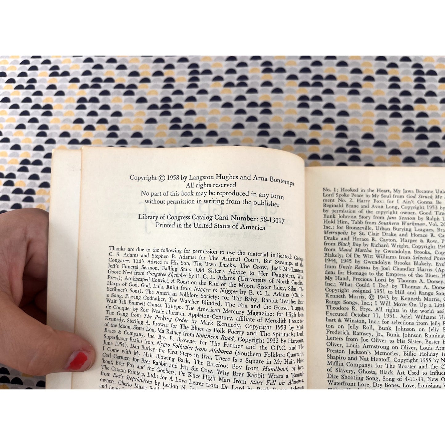 Book of Negro Folklore - Ed. Langston Hughes & Arna Bontemps - Apollo Editions - Paperback