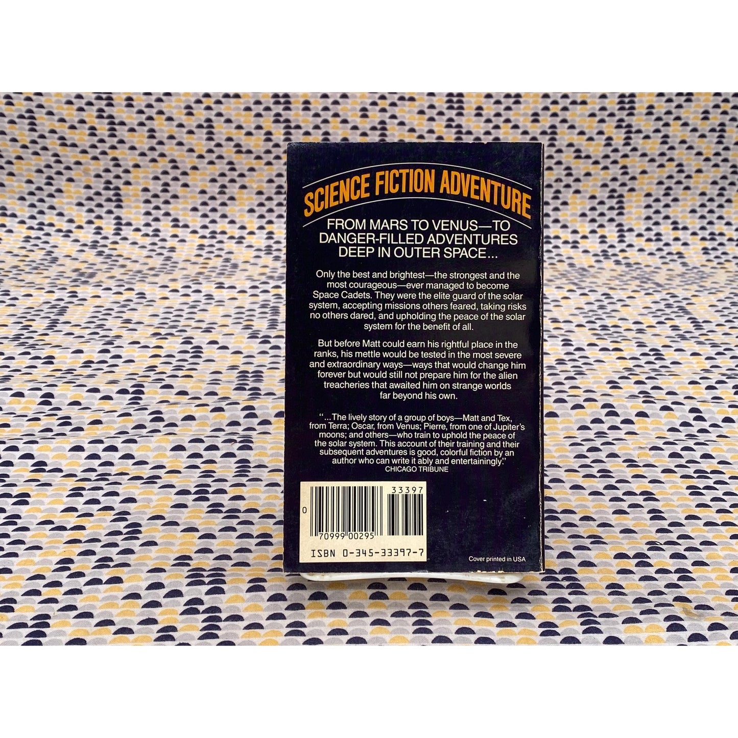 Space Cadet - Robert A. Heinlein - Vintage Paperback Book - Del Rey/Ballantine Edition