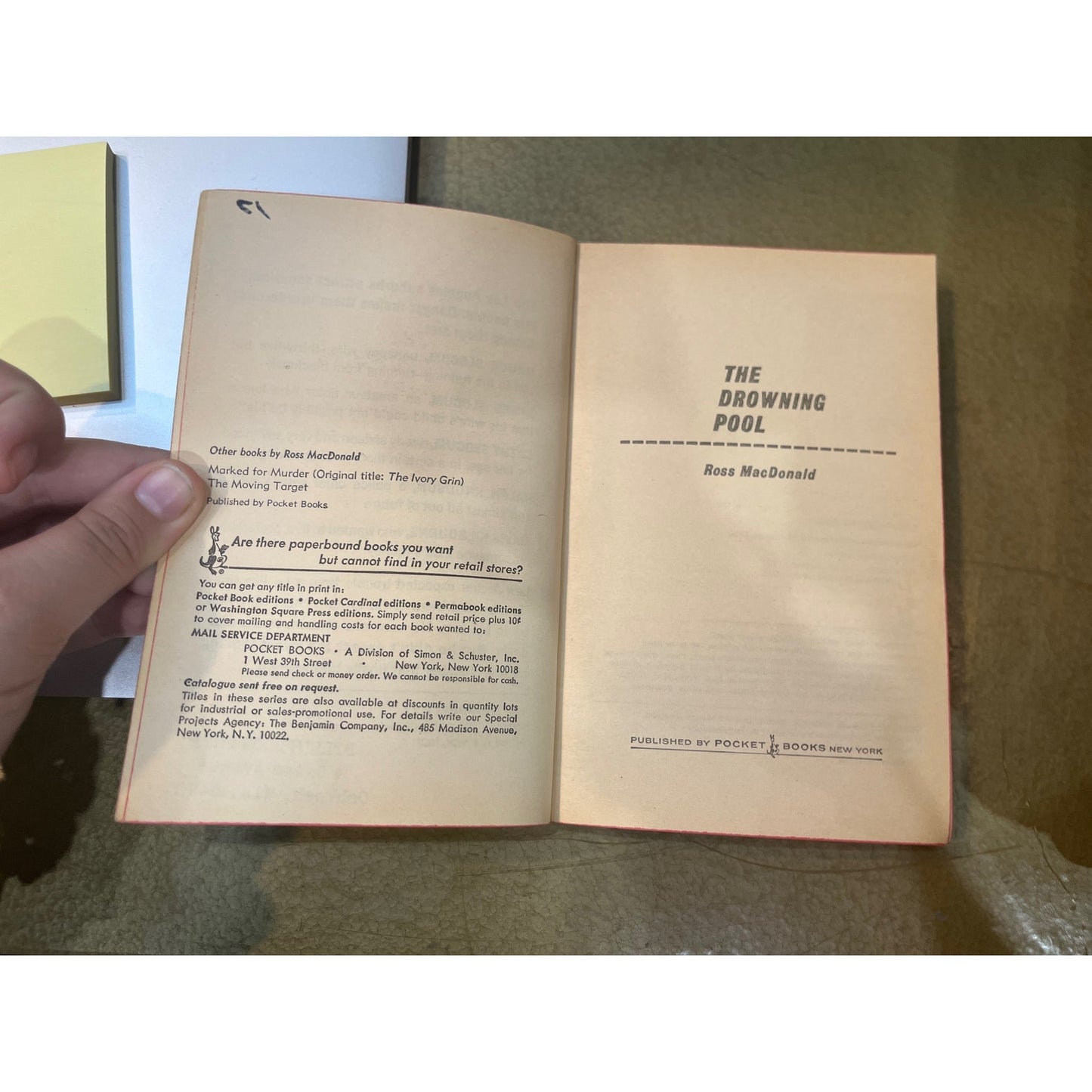 The Drowning Pool - Ross Macdonald - Pocket Books - Paperback