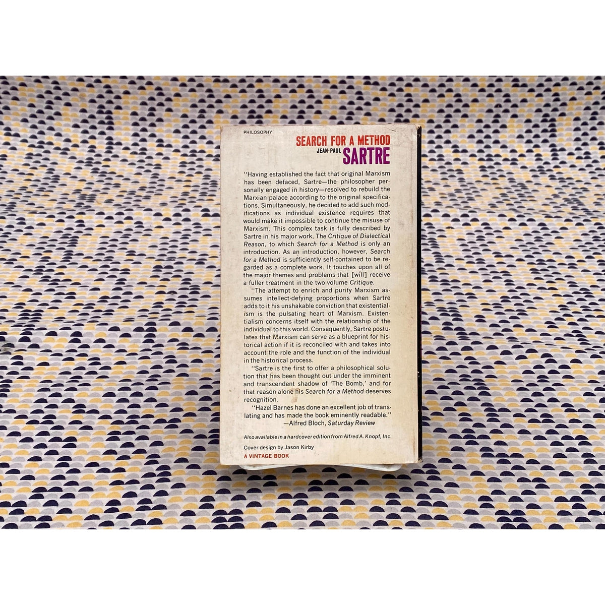 Jean-Paul Sartre - Search for a Method - Vintage Paperback Book