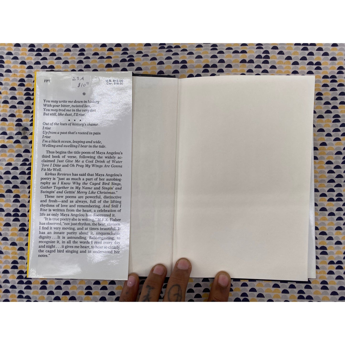 And Still Rise - Maya Angelou - Random House - Hardcover