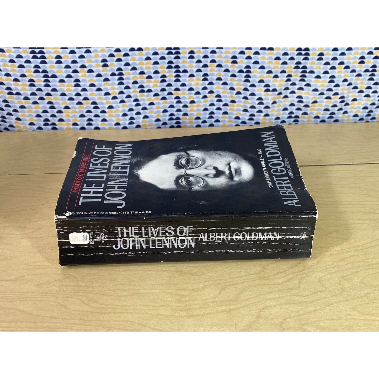 The Lives John Lennon - Albert Goldman - Vintage Paperback Book - Bantam Edition