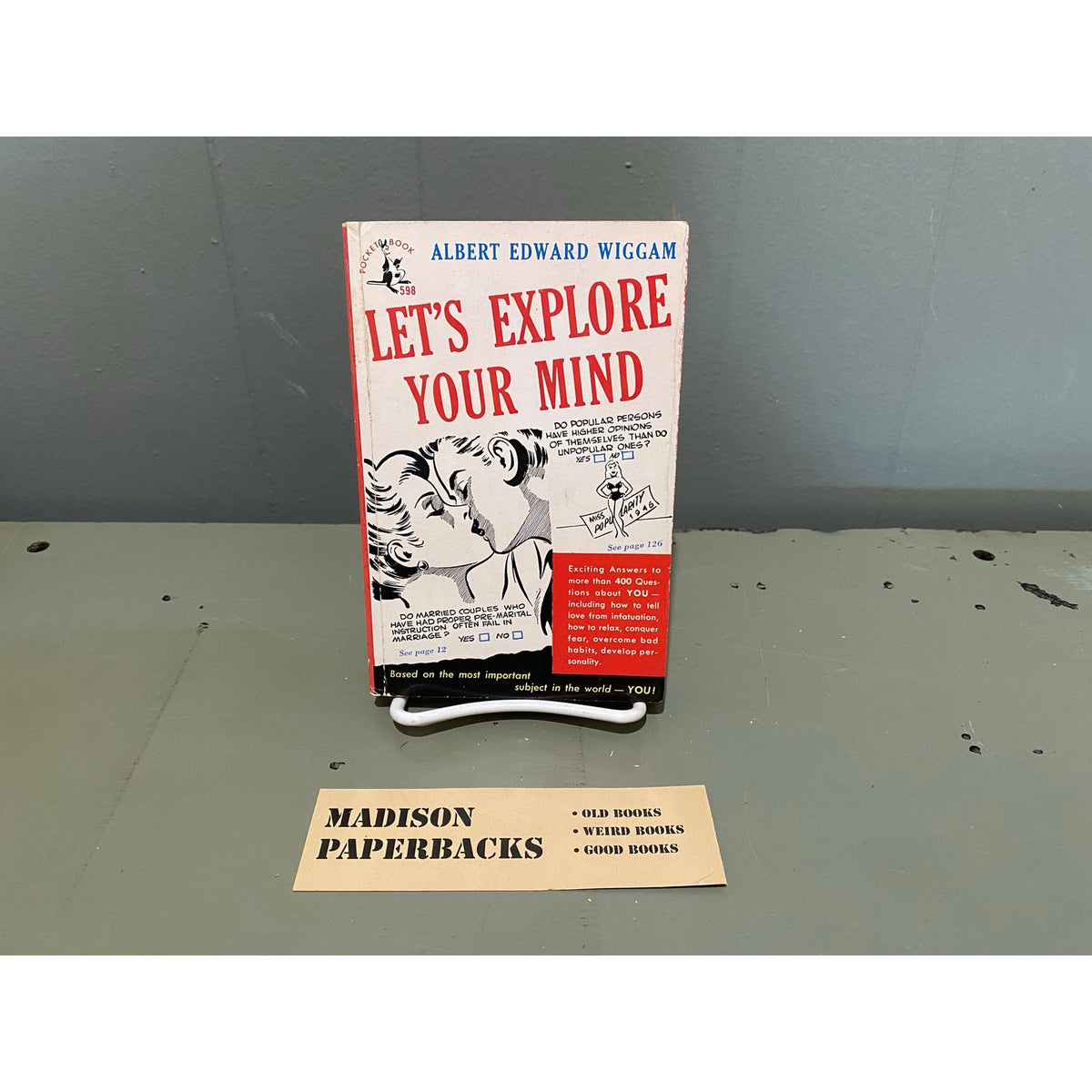 Let's Explore your Mind - Albert Edward Wiggam - Pocket 598 - Vintage Paperbacks