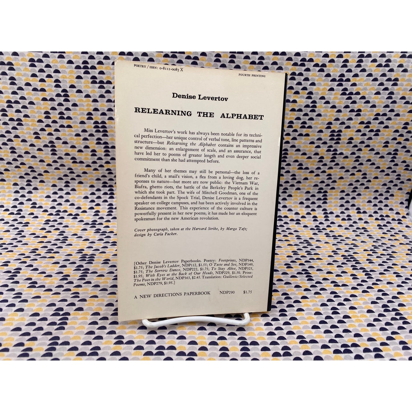 Relearning The Alphabet - Denise Levertov - New Directions - Paperback