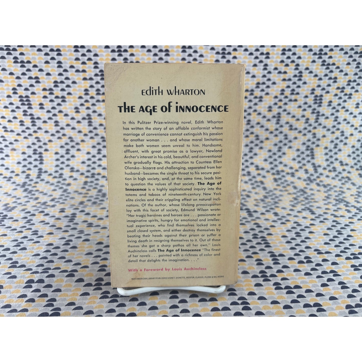 The Age of Innocence - Edith Wharton - Vintage Paperback Book - Signet Classics Edition