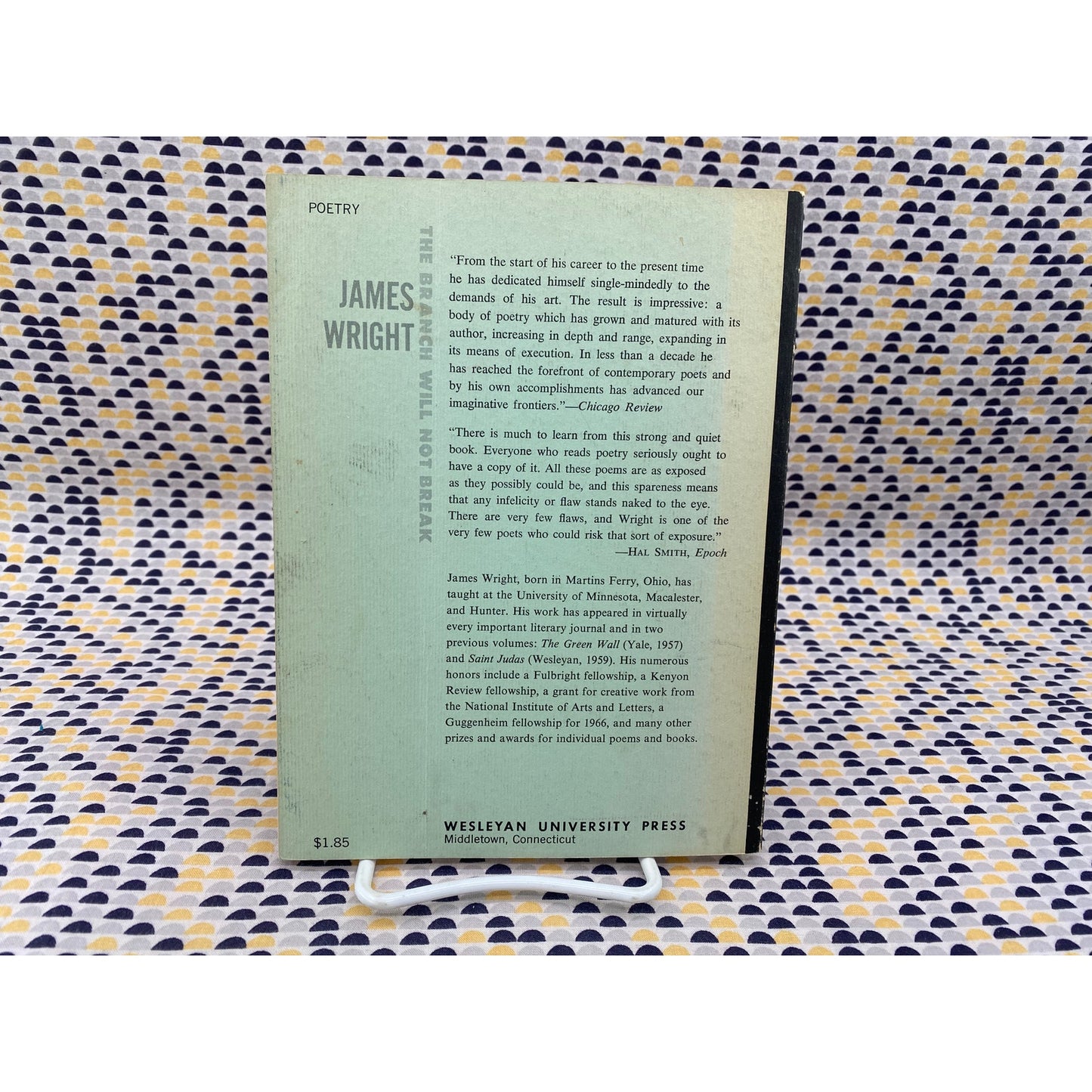 The Branch Will Not Break - James Wright - Wesleyan - Paperback