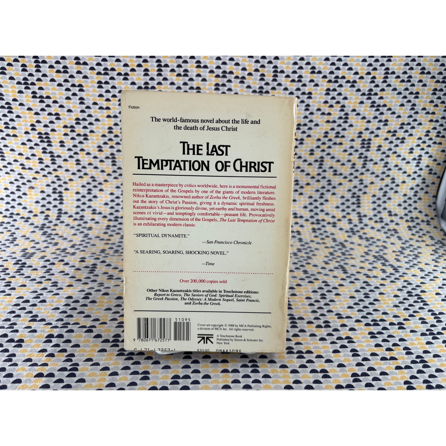 The Last Temptation Of Christ - Nikos Kazantzakis - Touchstone - Paperback