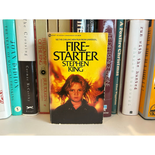 Firestarter- Stephen King - Movie Tie In Edition - Drew Barrymore - Signet Books