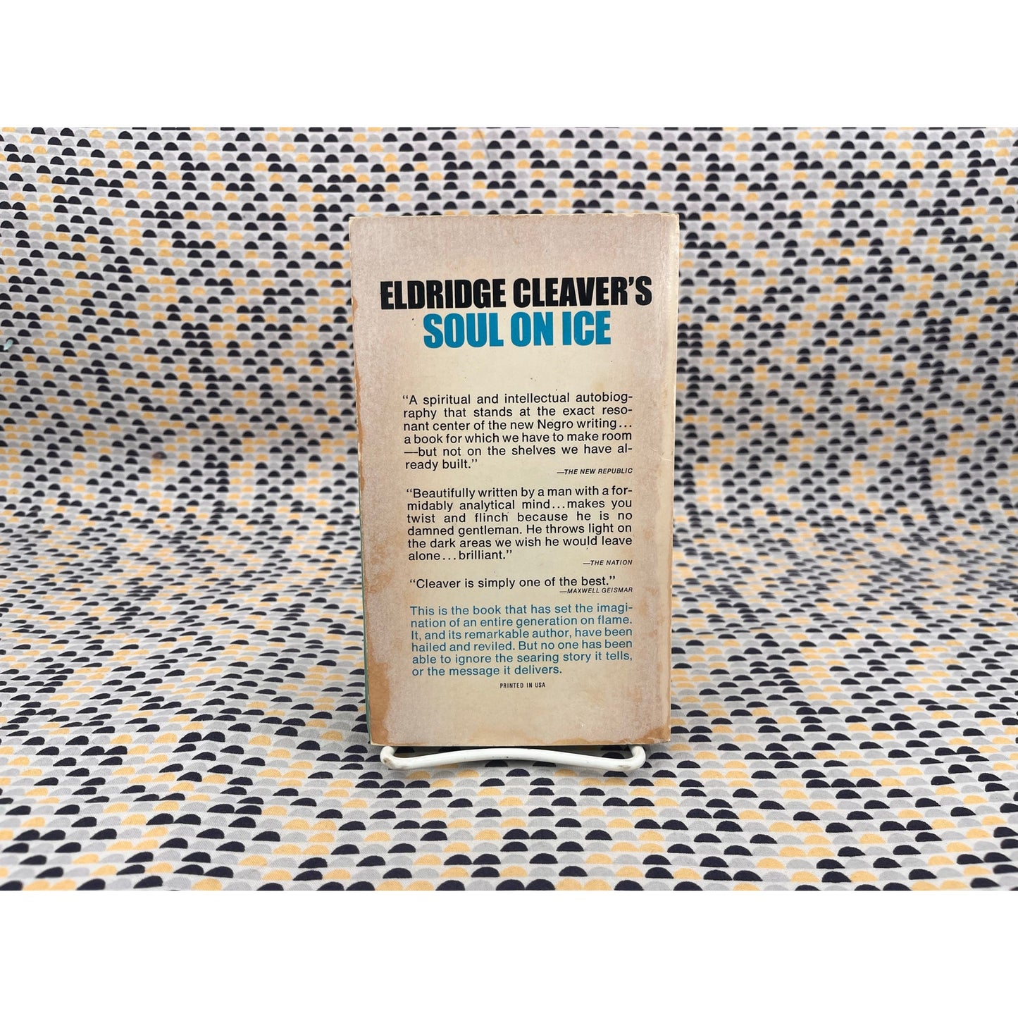 Soul on Ice - Eldridge Cleaver - Vintage Paperback Book - Dell Edition