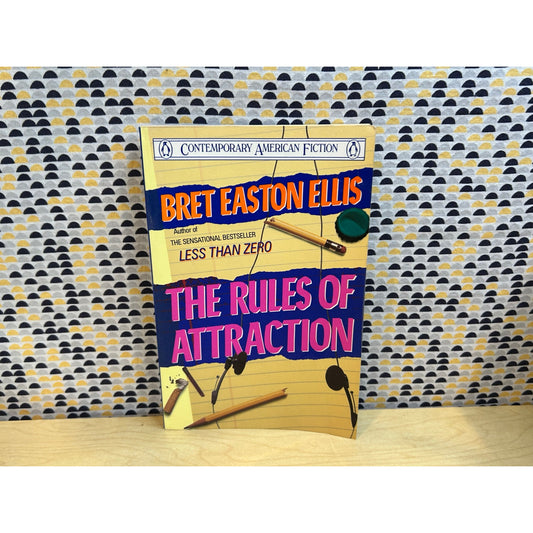 The Rules of Attraction - Bret Easton Ellis - Vintage Paperback- Penguin Edition
