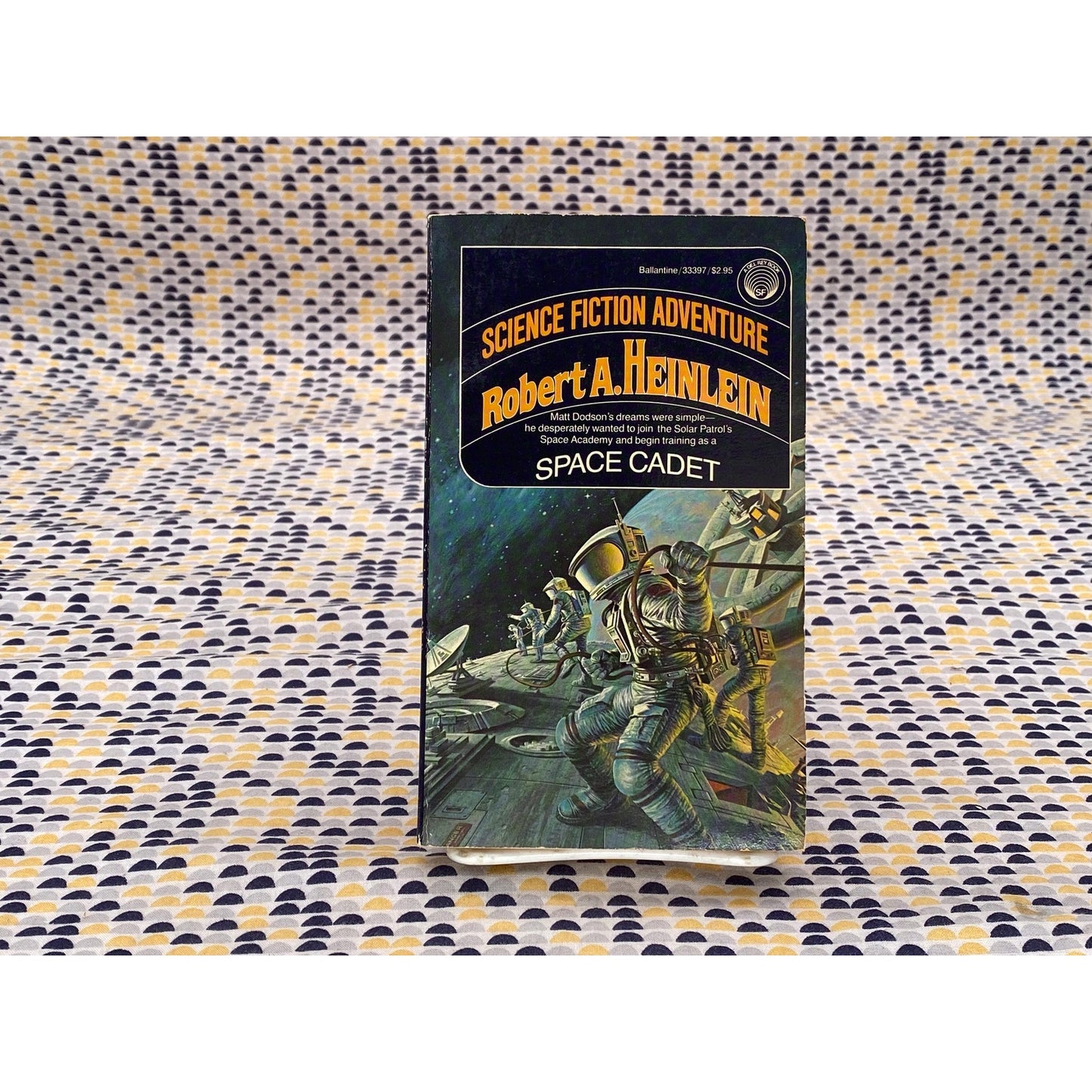 Space Cadet - Robert A. Heinlein - Vintage Paperback Book - Del Rey/Ballantine Edition