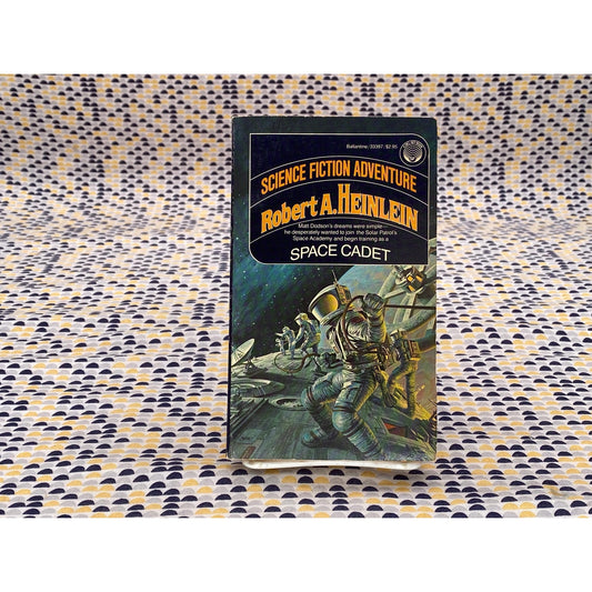 Space Cadet - Robert A. Heinlein - Vintage Paperback Book - Del Rey/Ballantine Edition